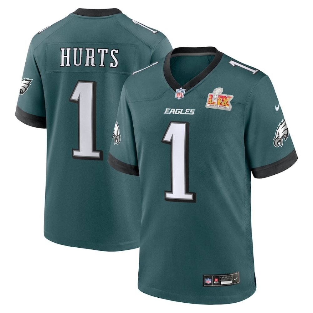 2024-25 Philadelphia Eagles Jalen Hurts Superbowl Jersey